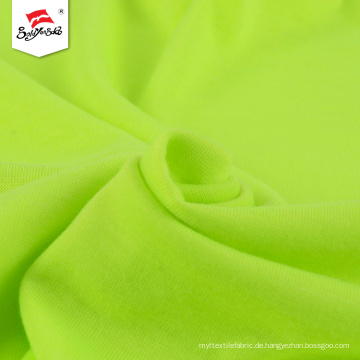 Custom Green Polyester Strick Baumwolle Single Jersey Stoff